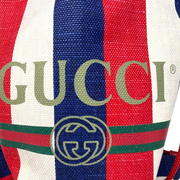 GUCCI Sylvie Print Drawstring Backpack - Picture 4 of 16